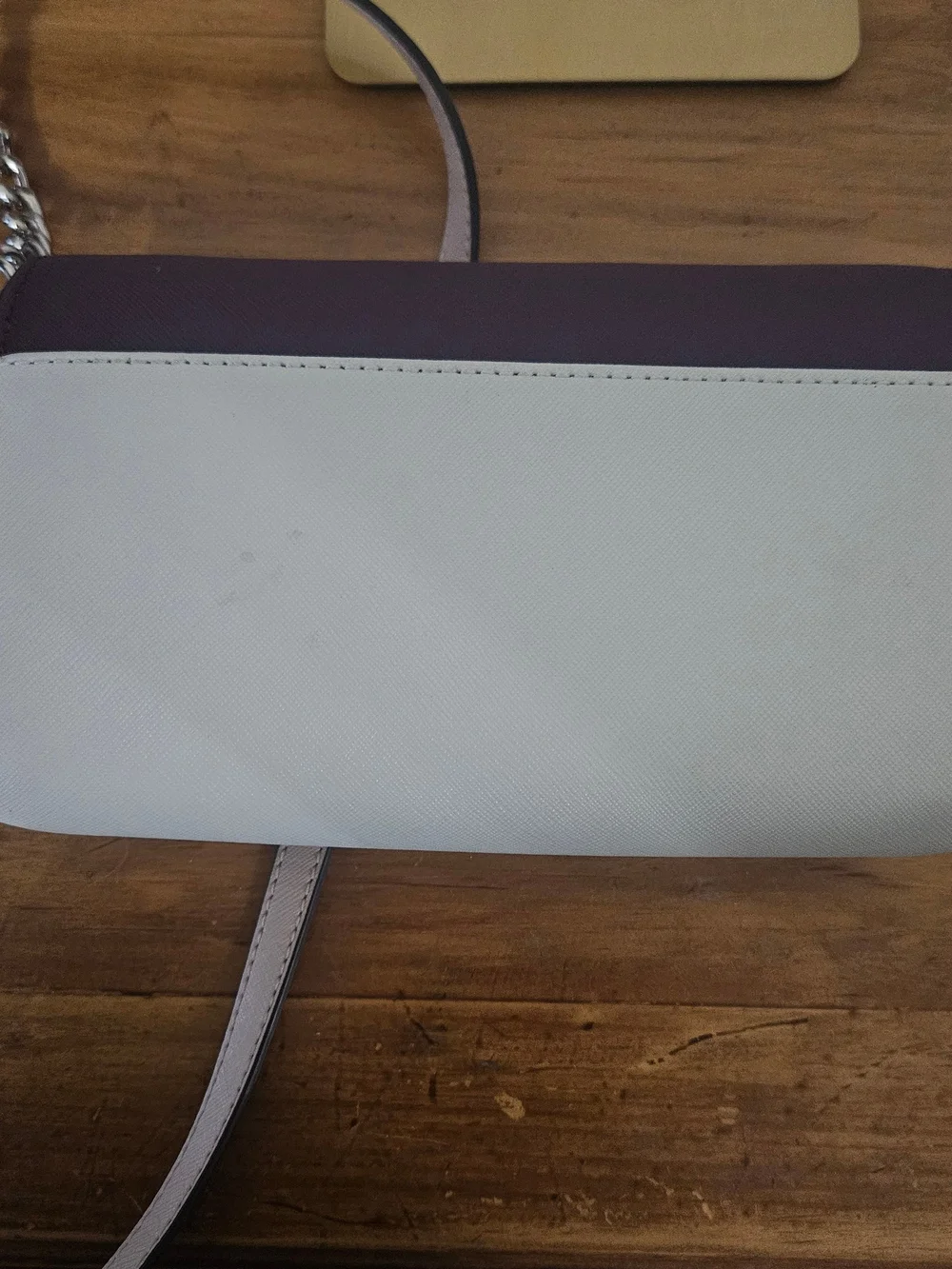 kate spade Two-Tone Purple and Cream Flap Crossbody